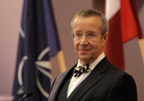 Estonian President Toomas Henrik Ilves, Nov. 6, 2013