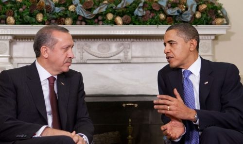 Turkish President Recep Tayyip Erdogan and President Barack Obama, Dec. 7, 2009