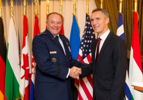 SACEUR Gen. Philip Breedlove and Secretary General Jens Stoltenberg, October 24, 2014