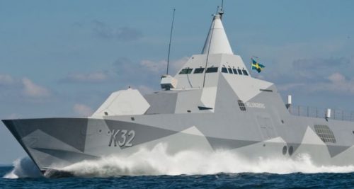 Swedish corvette HMS Helsingborg