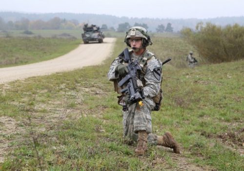 US troops participating in Combined Resolve exercise, Oct. 25, 2014