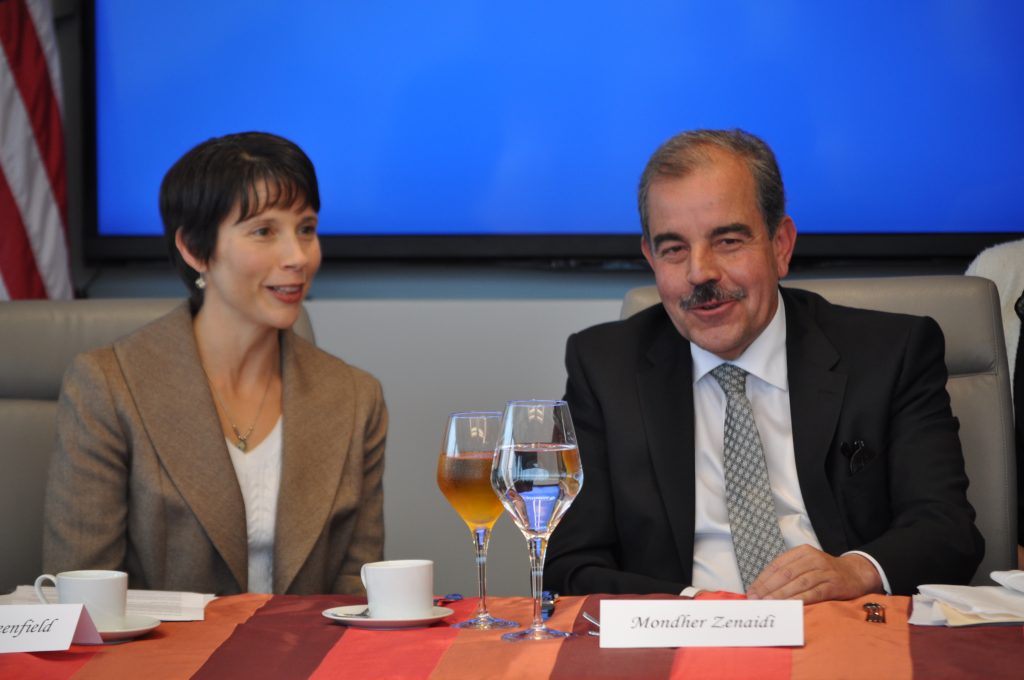 Luncheon Discussion with Tunisian Presidential Candidate Mondher Zenaidi
