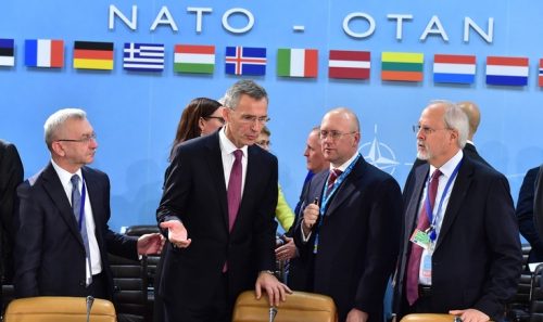 Secretary General Jens Stoltenberg at foreign ministers meeting, December 2, 2014