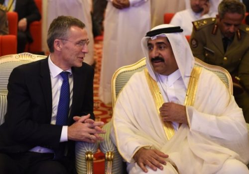 NATO and Gulf leaders meeting in Qatar, Dec. 11, 2014