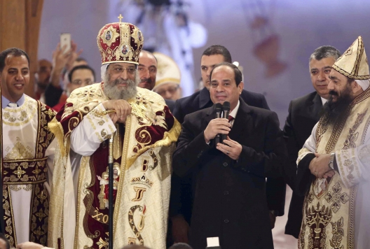 Sisi’s Visit to Coptic Cathedral Cements Alliance with Egypt’s Christian Minority