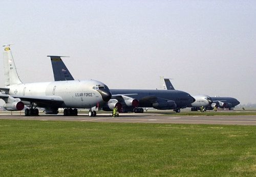 USAF KC-135Es at RAF Mildenhall, March 20, 2003