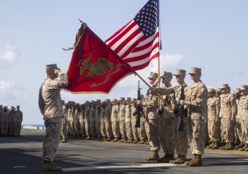 Members of the 26th Marine Expeditionary Unit, April 24, 2013
