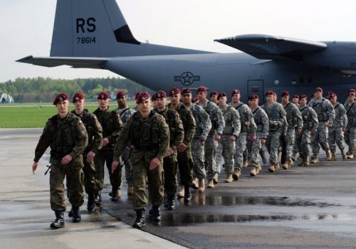 US and Polish Paratroopers, April 23, 2014