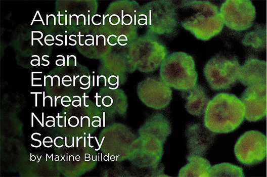 Antimicrobial resistance as an emerging threat to national security