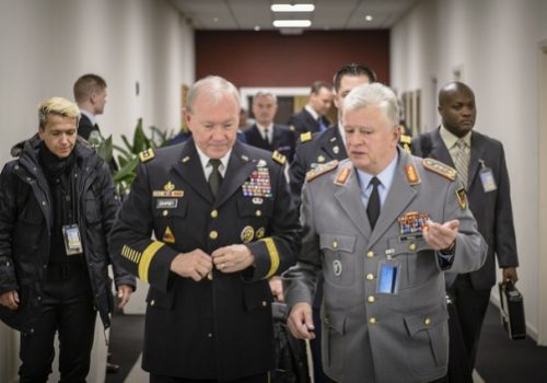 JCS Chairman Gen. Martin Dempsey and German Chief of Defense Gen. Volker Wieker, Jan. 21, 2015