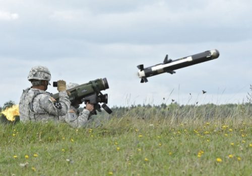 US soldiers testing a M98 Javelin Weapon System, Sept. 23, 2014