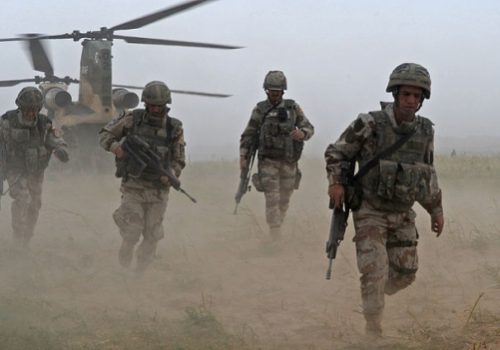 Spanish paratroopers in Afghanistan, Sept. 27, 2008
