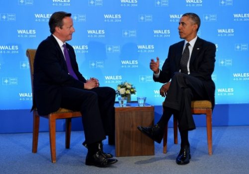 Prime Minister David Cameron and President Barack Obama, Sept. 4, 2014