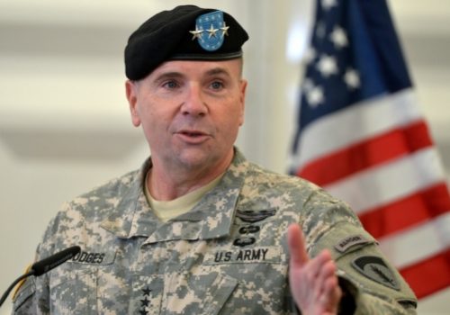 Commander of US Army in Europe, Gen. Ben Hodges, Nov. 5, 2014