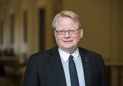 Defense Minister Peter Hultqvist, March 26, 2014