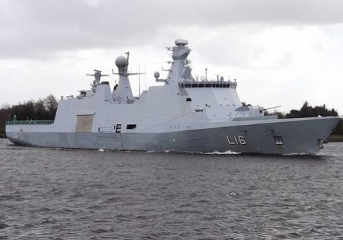 Danish warship Absalon, April 29, 2013