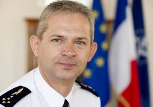 Chief of Staff of the French Air Force General Denis Mercier