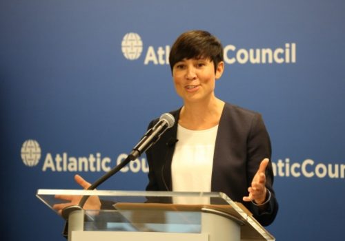 Norwegian Defense Minister Ine Eriksen Soreide, June 25, 2015
