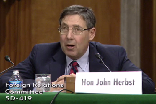 Herbst Testifies to Senate Committee on US Policy in Ukraine