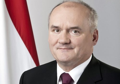 Hungarian Defense Minister Csaba Hende