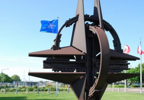 NATO Headquarters in Brussels, May 12, 2008
