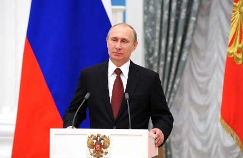 Russian President Vladimir Putin, May 1, 2015