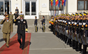Admiral Mark Ferguson in Romania, May 5, 2015