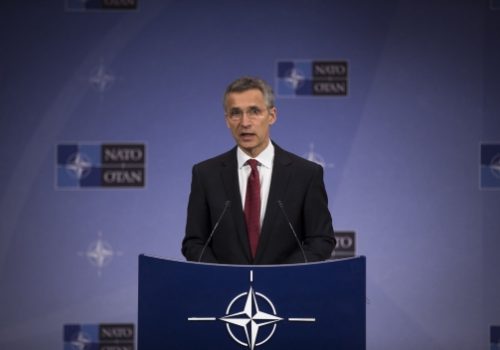 NATO Secretary General Jens Stoltenberg, May. 11, 2015
