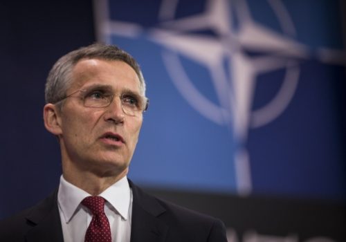 NATO Secretary General Jens Stoltenberg, May 11, 2015