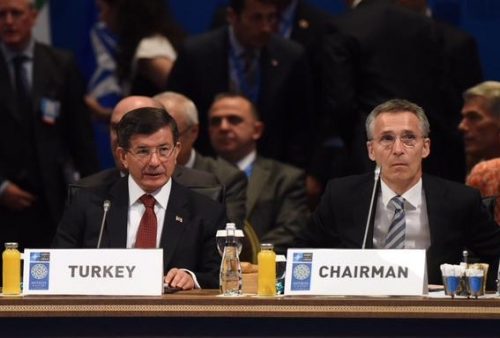 Turkish Prime Minister Ahmet Davutoğlu and Secretary General Jens Stoltenberg, May 13, 2015