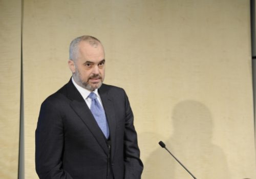Albanian Prime Minister Edi Rama, Feb. 24, 2014