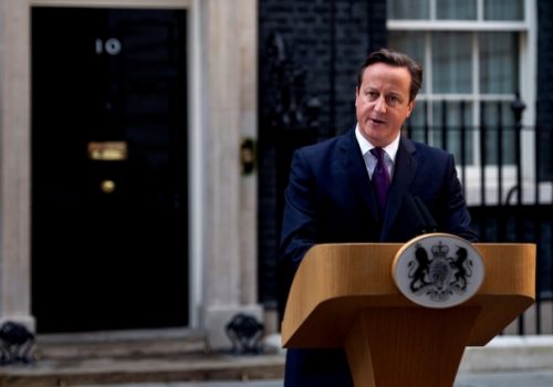 British Prime Minister David Cameron, Sept. 19, 2014