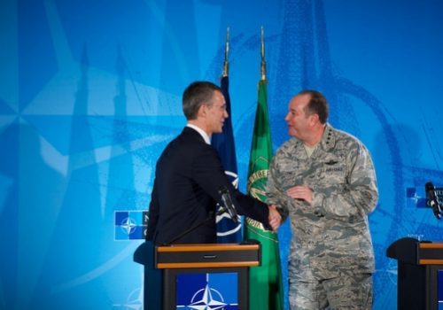 Secretary General Jens Stoltenberg and SACEUR Gen. Philip Breedlove, March 11, 2015