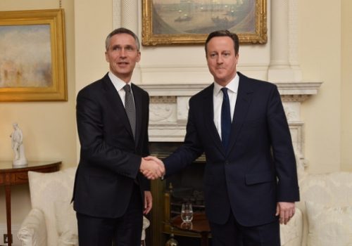 Secretary General Jens Stoltenberg and UK Prime Minister, David Cameron, March 13, 2015