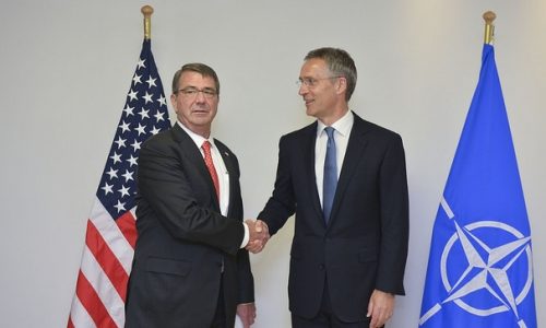 Secretary of Defense Ash Carter and Secretary General Jens Stoltenberg, June 24, 2015