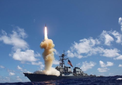 Missile defense test by the USS Fitzgerald, Oct. 24, 2012