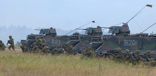 Lithuanian troops participating in NATO Saber Strike Exercise, June 18, 2015