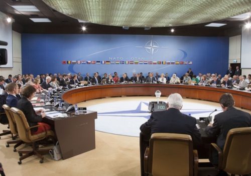 NATO meeting to discuss terrorists attacks in Turkey, July 28, 2015