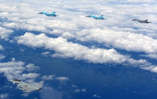 RAF Typhoons Intercept Russian Jets, July 24, 2015