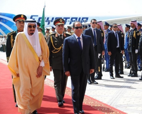 Egypt and Saudi Make a Public Show of Support