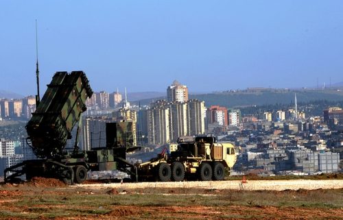 US Patriot missile unit near Gaziantep, Turkey, May 6, 2008