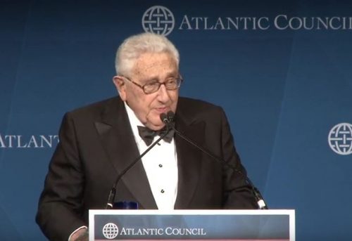 Former Secretary of State Henry Kissinger, May 2, 2013