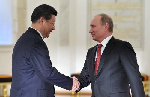 Chinese President Xi JinPing and Russian President Vladimir Putin, March 22, 2013