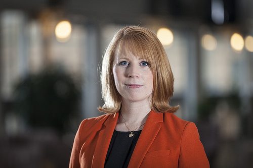 Leader of Sweden's Center Party Annie Lööf, Oct. 15, 2014
