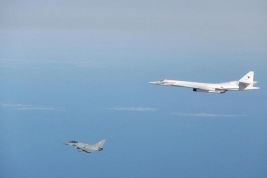 RAF Typhoons Intercept Russian Bombers Near UK Airspace