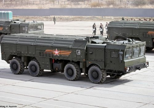 9P78-1 TEL for Iskander-M missile system, April 22, 2015