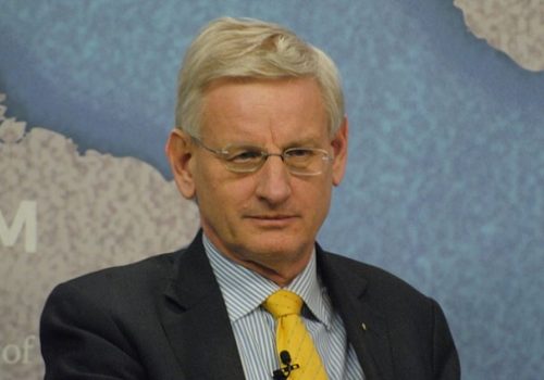 Former Prime Minister of Sweden Carl Bildt, Feb. 13, 2015