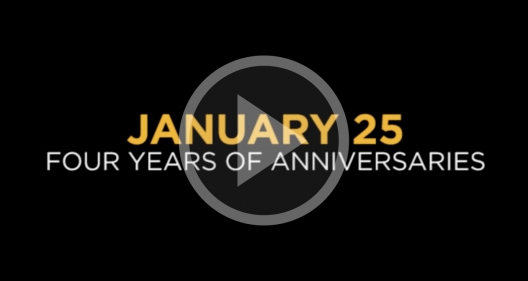 January 25: The Anniversaries [Video]