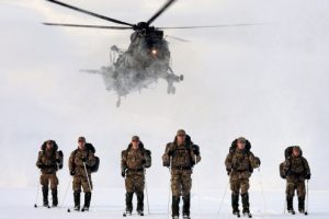 British Marines skiing in Norway, Feb. 17, 2014