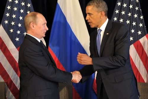 Russian President Vladimir Putin and President Barack Obama, June 18, 2012